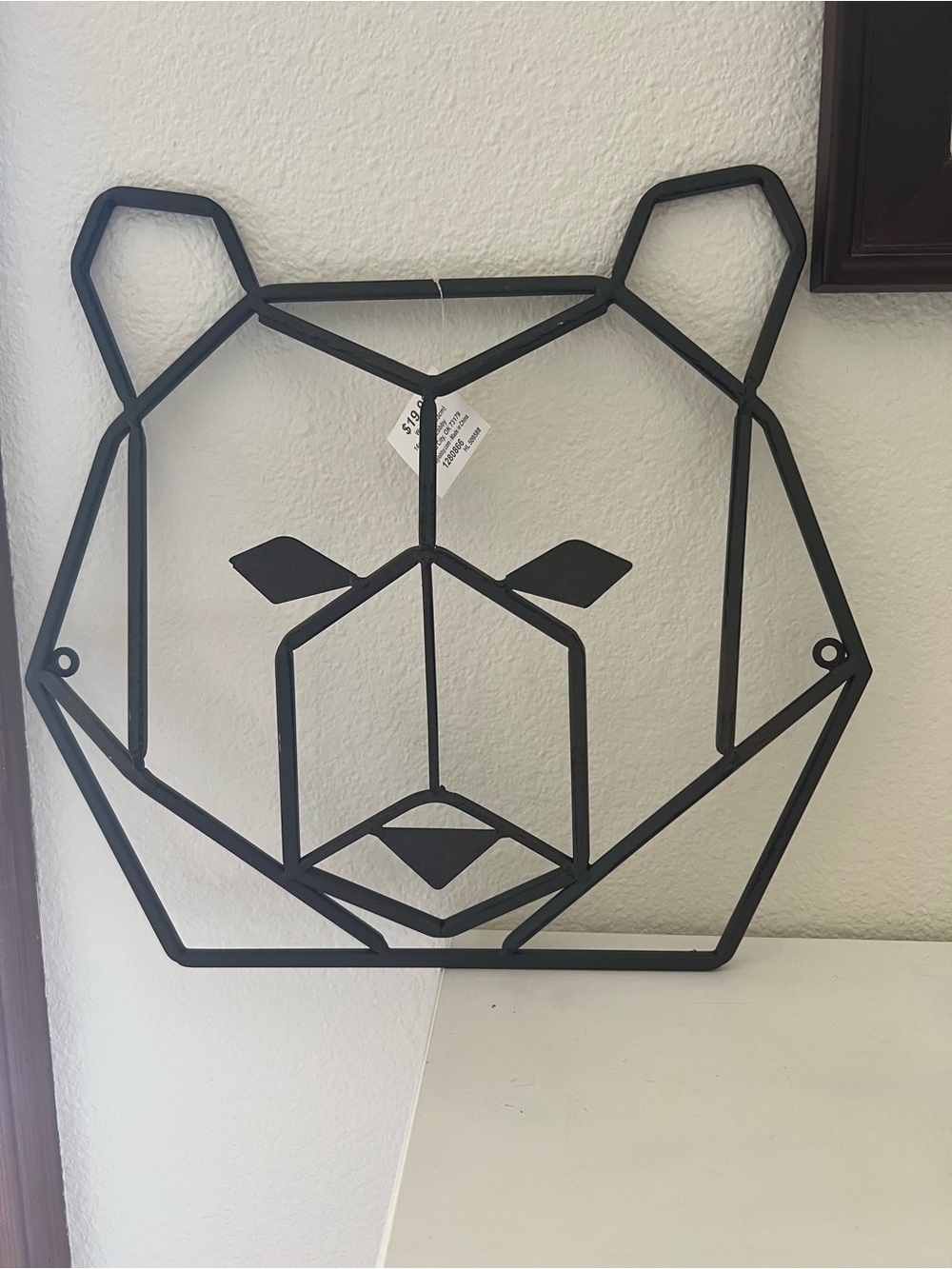 Hobby Lobby Geometric Bear Metal Wall Art